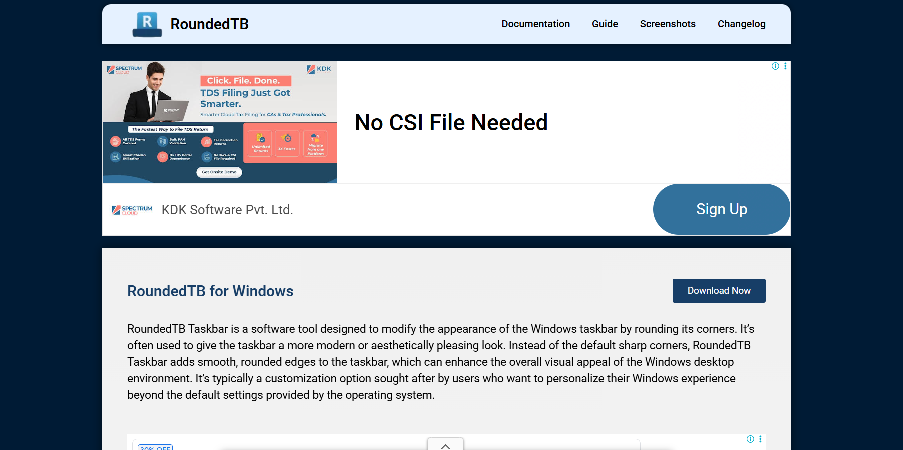 How Does RoundedTB Change Desktop Style